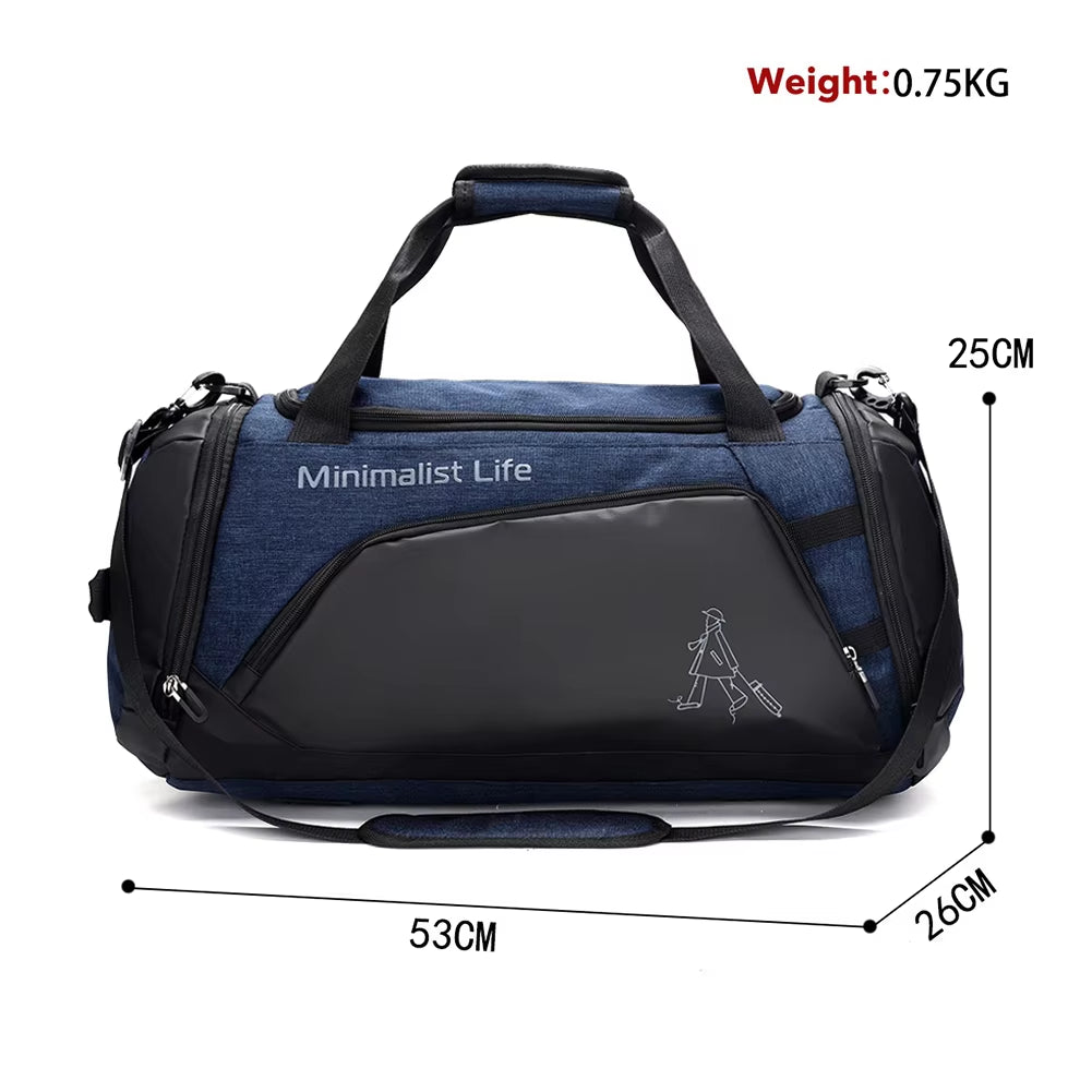 Gym Bag Sports Bag Training Men Waterproof Fitness Bags Durable Multifunctional Handbag Outdoor Sporting Swimming Tote for Male