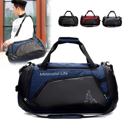 Gym Bag Sports Bag Training Men Waterproof Fitness Bags Durable Multifunctional Handbag Outdoor Sporting Swimming Tote for Male