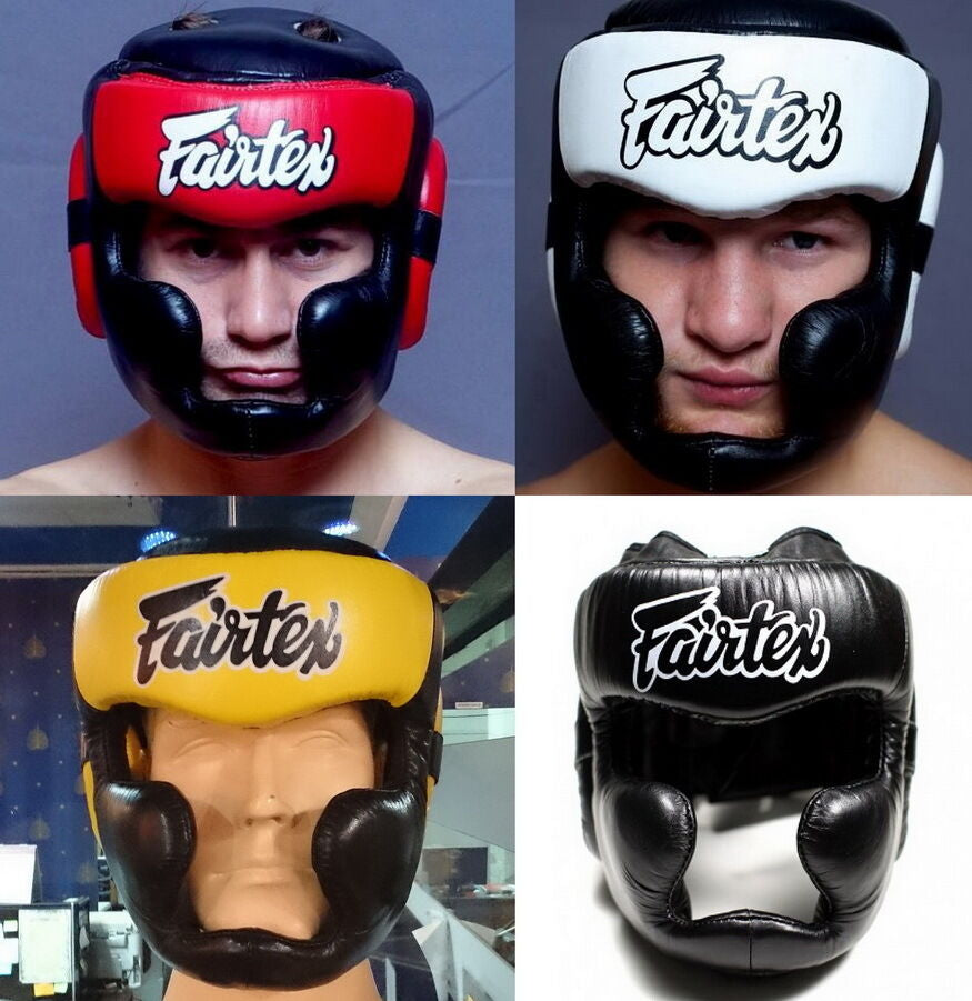 FAIRTEX HEADGUARD HG13 DIAGONAL VERSION FULL HEAD COVERAGE MUAY THAI KICK BOXING