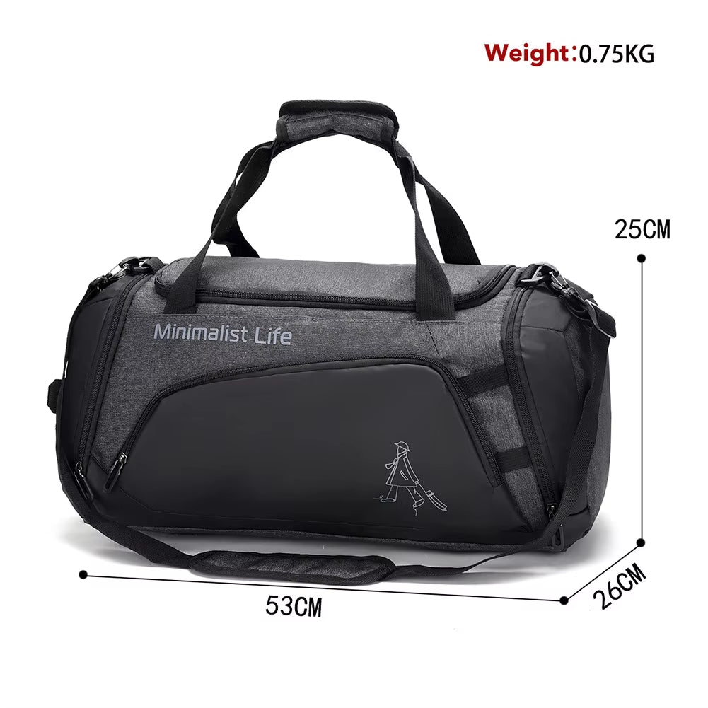 Gym Bag Sports Bag Training Men Waterproof Fitness Bags Durable Multifunctional Handbag Outdoor Sporting Swimming Tote for Male